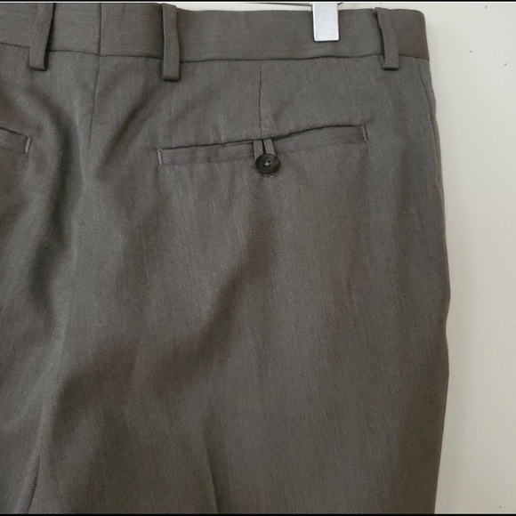 Banana Republic Pants Trousers Tailored Gray Brown - Picture 5 of 10